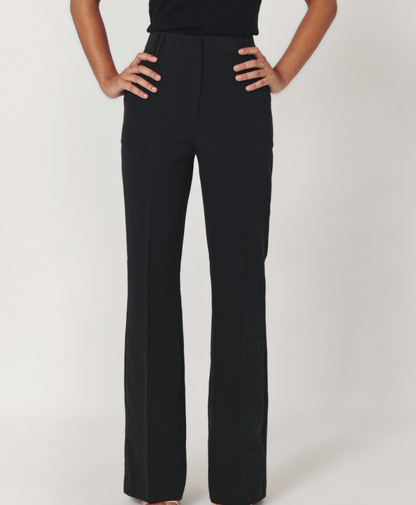 MIA. Black high waisted flared trouser