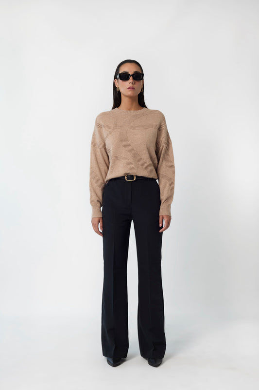 cashmere blend jumper, front view