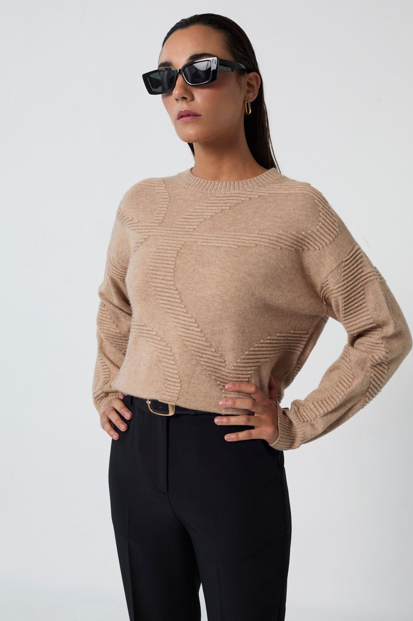 CLAIRE. Cashmere Blend Jumper - UPTOANI