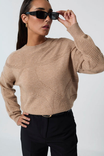 CLAIRE Cashmere Blend Jumper - UPTOANI