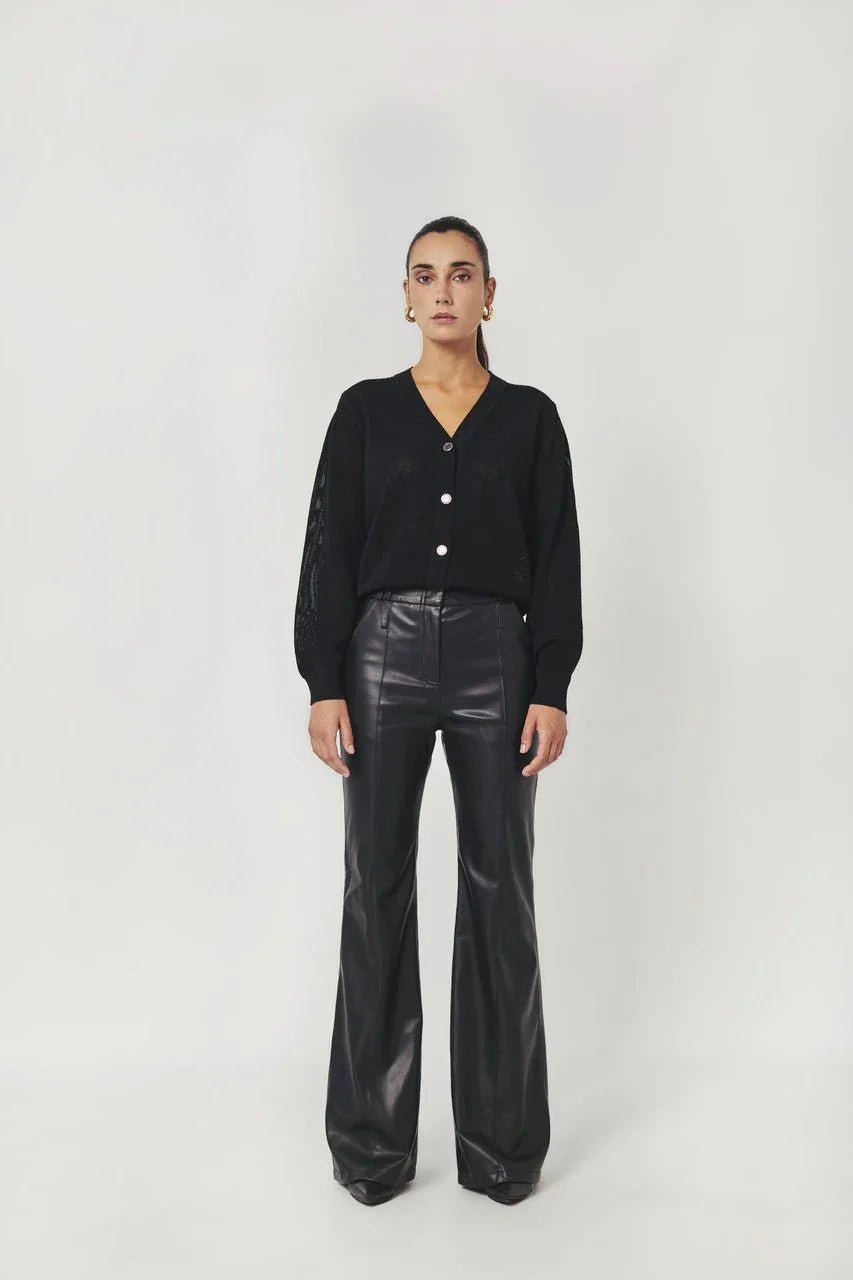 LUNA. Open knit cardigan - UPTOANI