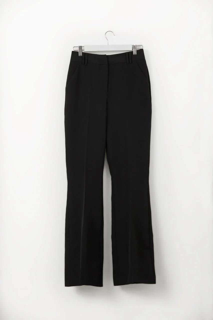 MIA. Black high waisted flared trouser - UPTOANI