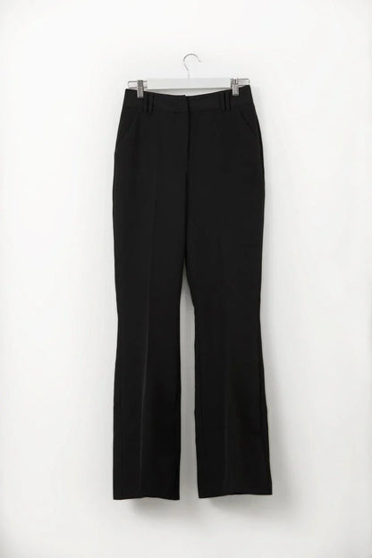 MIA. Black high waisted flared trouser - UPTOANI